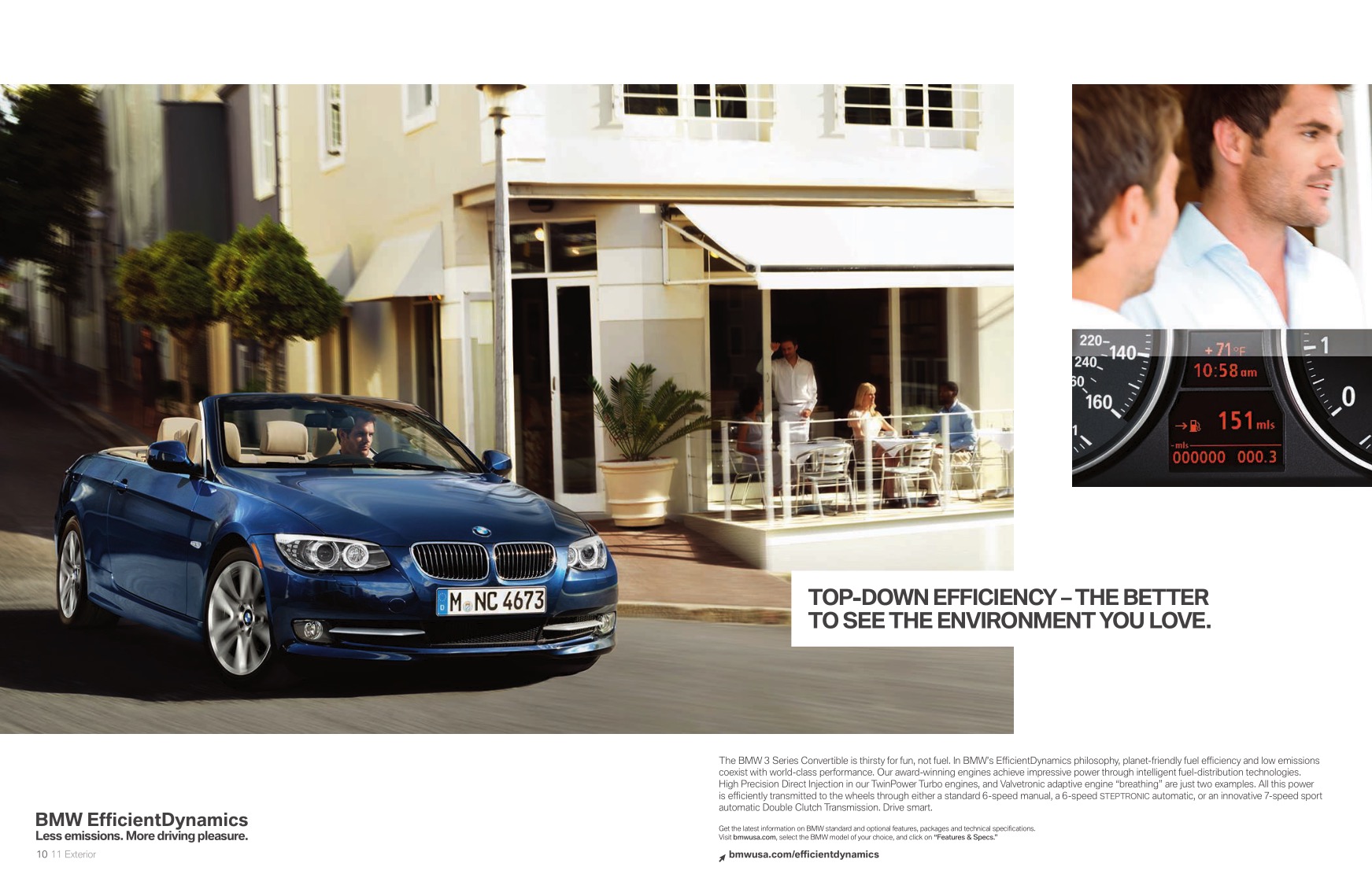 2011 BMW 3-Series Convertible Brochure Page 9